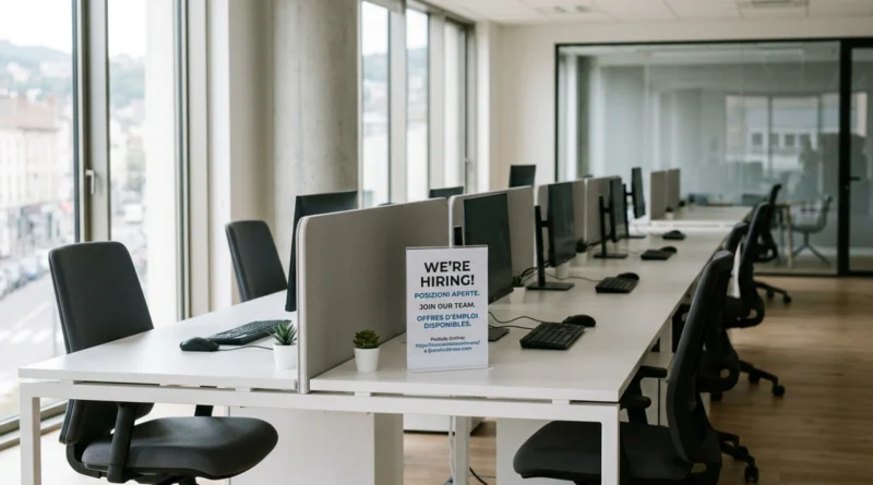 Terziario, 275mila lavoratori mancanti in Italia nel 2026