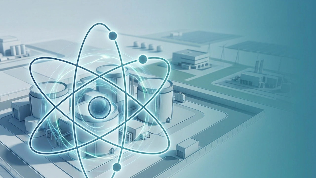 Energia nucleare SMR 2026 Italia: schema di un piccolo reattore modulare prefabbricato