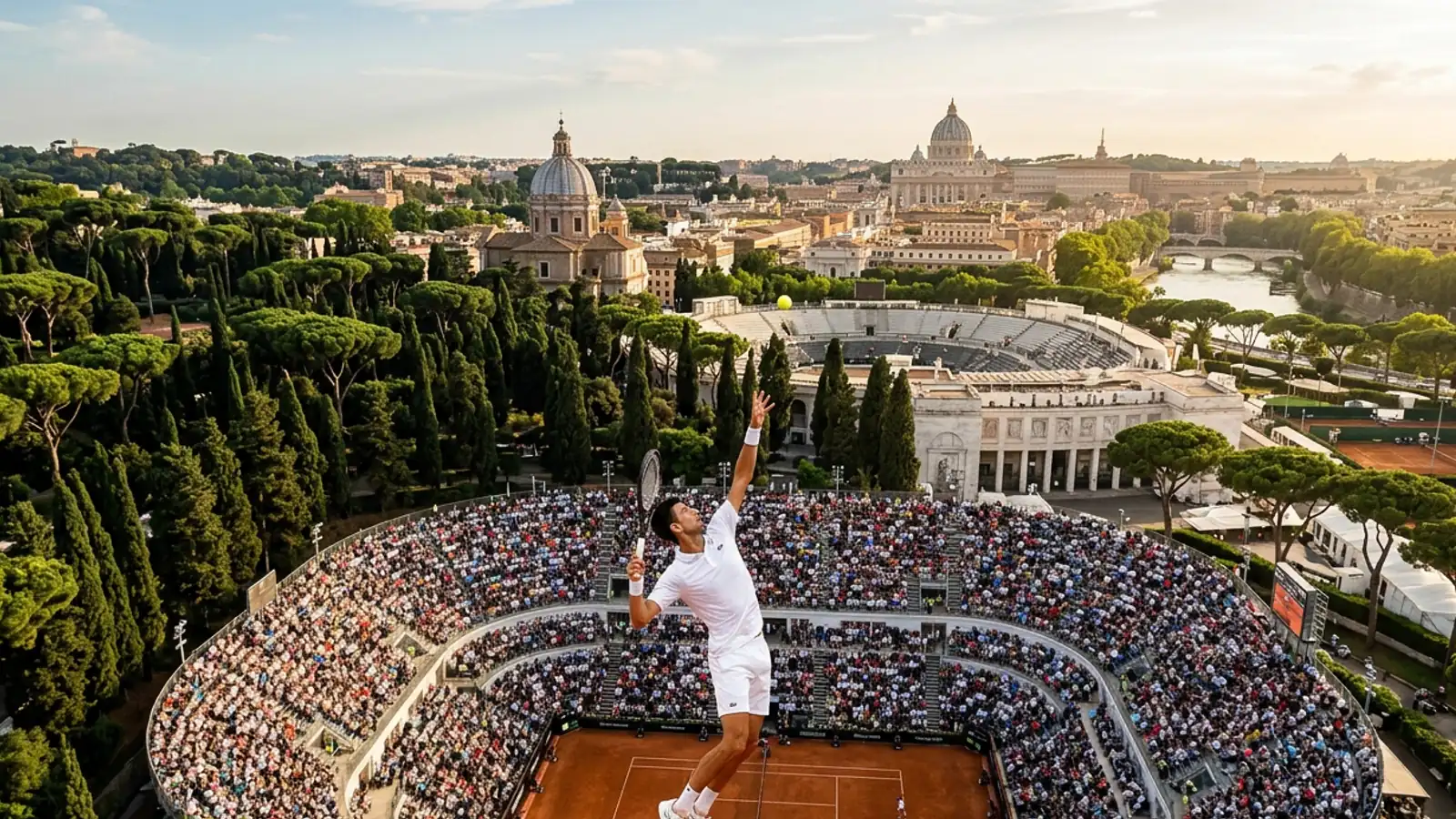 Internazionali BNL Roma 2026 Sinner al Foro Italico