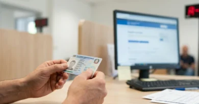 Cittadino allo sportello del Comune per come richiedere la CIE 2026, la nuova Carta d'Identità Elettronica con microchip