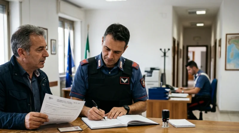 Cittadino presenta la denuncia querela allo sportello dei Carabinieri, differenza denuncia querela spiegata passo dopo passo