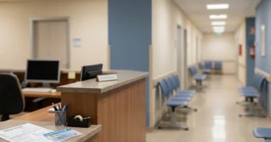 Tessera sanitaria italiana e modulo per l'esenzione ticket sanitario 2026 sul tavolo di uno sportello ASL