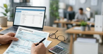 Compilazione del modello F24 2026 con codici tributo e sezioni per il pagamento di imposte e contributi