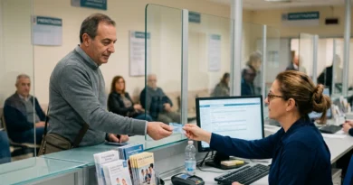 Cittadino consegna la tessera sanitaria allo sportello ASL per cambiare medico di base 2026