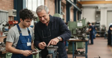 Giovane apprendista al lavoro in azienda italiana, simbolo del contratto apprendistato 2026 durata retribuzione
