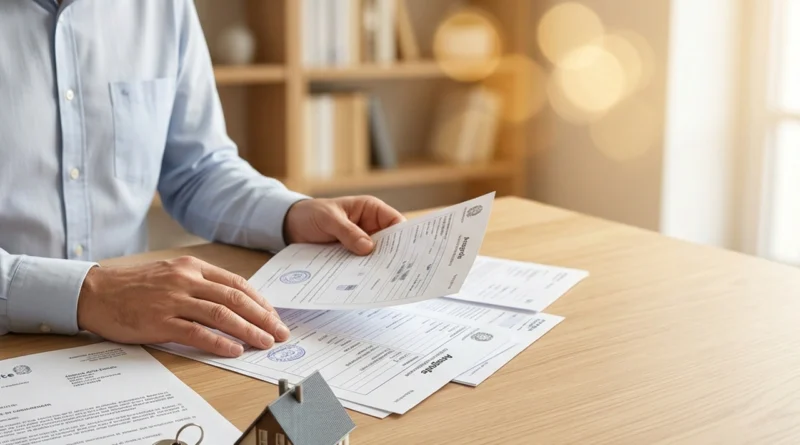 Confronto tra domicilio fiscale e residenza: busta dell'Agenzia delle Entrate e certificato di residenza anagrafica