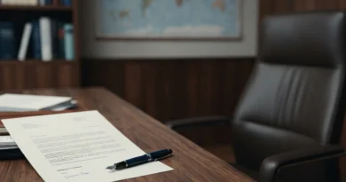 Lettera di dimissioni firmata su una scrivania che illustra il preavviso dimissioni quanti giorni servono