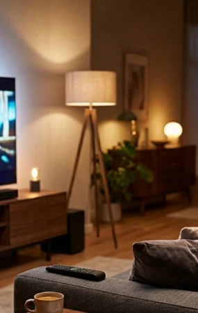 Telecomando e televisore acceso in salotto: quanto costa Sky 2026 tra pacchetti TV, Sport e Calcio