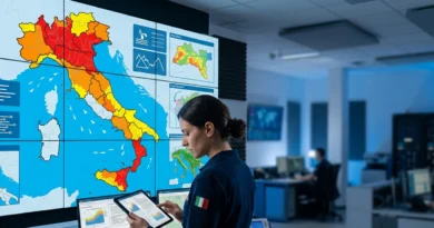 Infografica dei colori allerta meteo della Protezione Civile: i livelli giallo, arancione e rosso di criticità