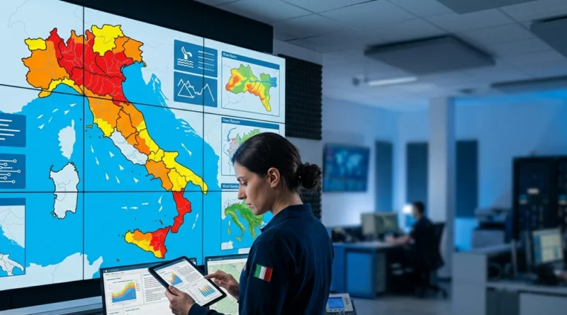 Infografica dei colori allerta meteo della Protezione Civile: i livelli giallo, arancione e rosso di criticità