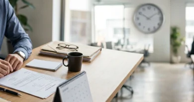 Permessi retribuiti lavoro 2026: un dipendente italiano compila la richiesta di permesso per lutto e matrimonio in ufficio